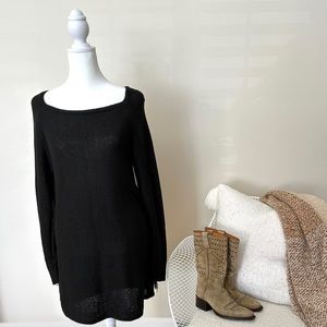 Knit fringe dress